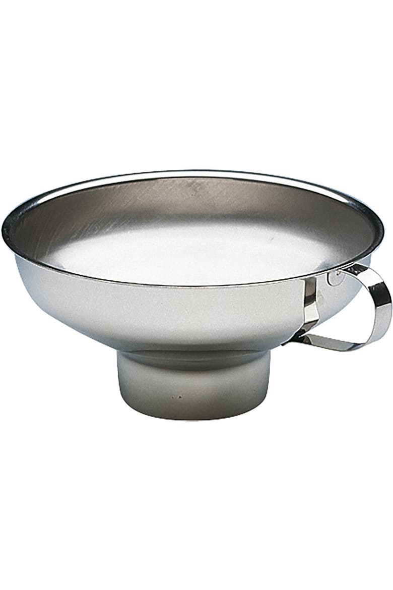 Wide Mouth Canning Funnel, Stainless Steel, 5.5-Inch Diameter, Main, color, Silver