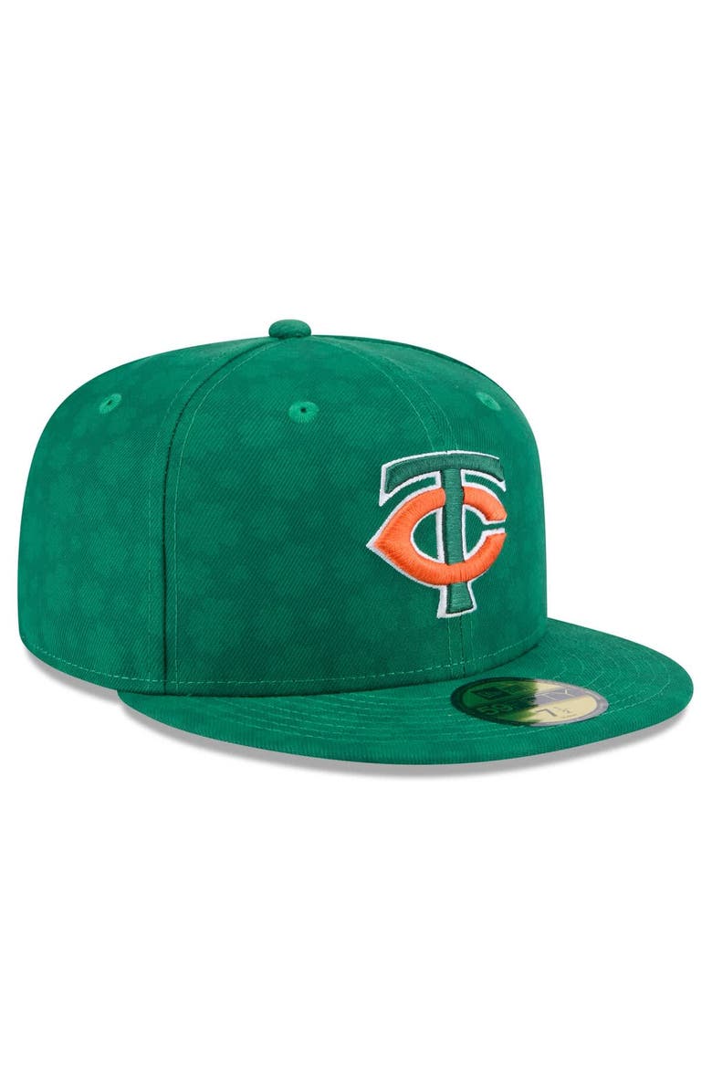 New Era Men's New Era Kelly Green Minnesota Twins St. Patrick's Day 59FIFTY Fitted Hat, Alternate, color, Kelly Green