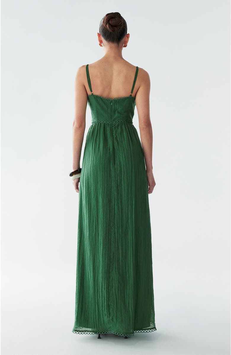 BWLDR Kiara Maxi Dress, Alternate, color, Fir Green