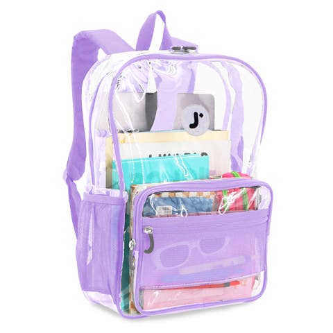 Clear Transparent TPU Backpack for School