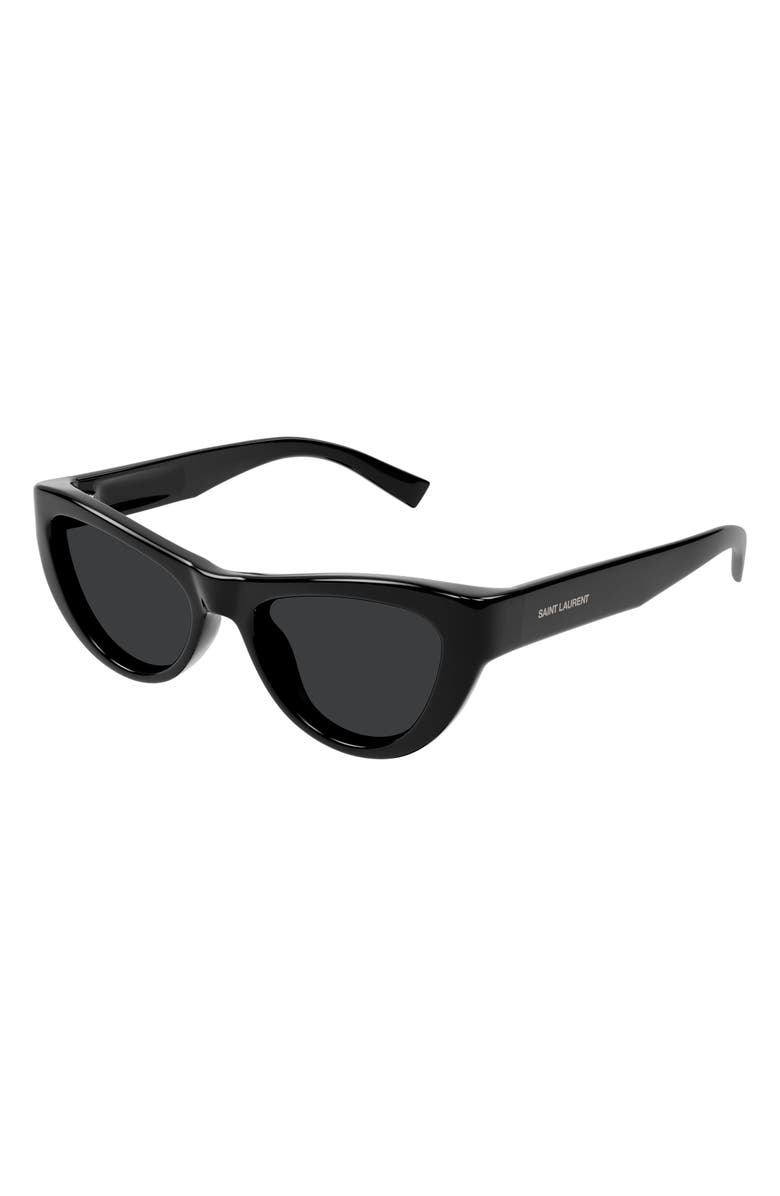 Saint Laurent 53mm Cat Eye Sunglasses, Alternate, color,