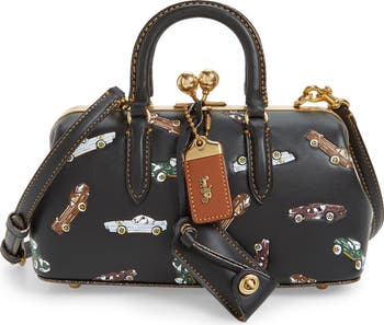 COACH 1941 Rexy Leather Kisslock Satchel | Nordstrom