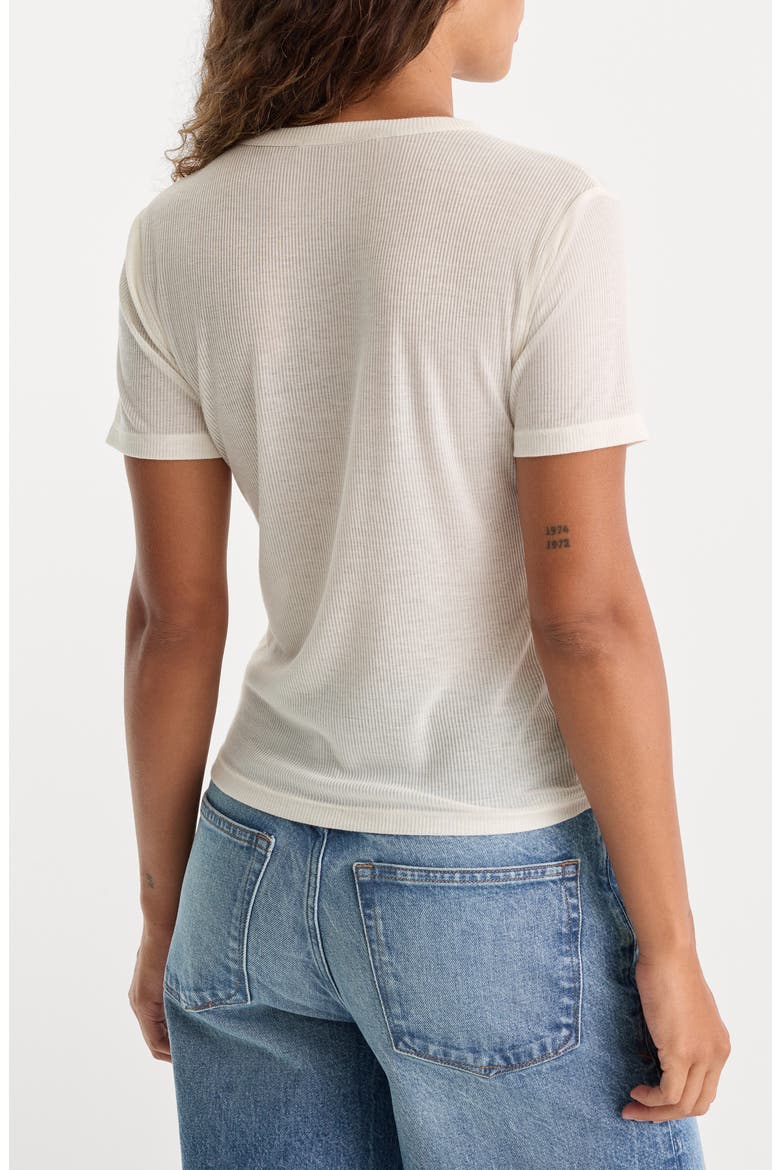 The Sheer Rib T-Shirt, Alternate, color, PEARL