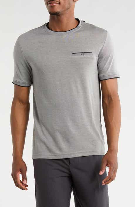 DENIM AND FLOWER Tipped Pocket T-Shirt