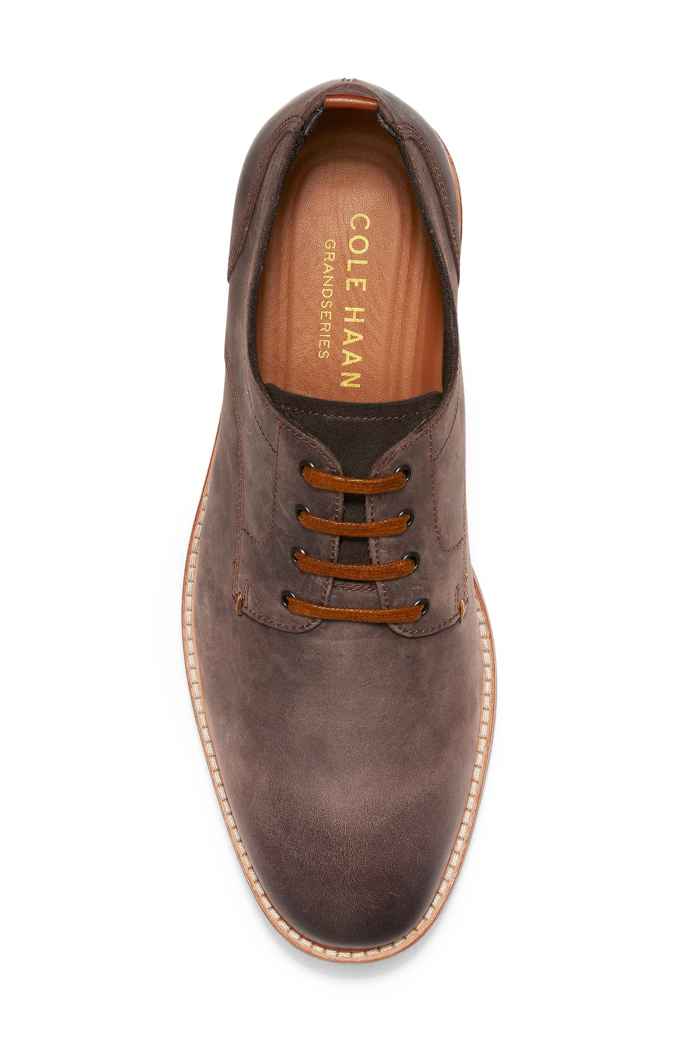 Feathercraft Grand Butcher Plain Toe Derby, Alternate, color, BRACKEN NUBUCK