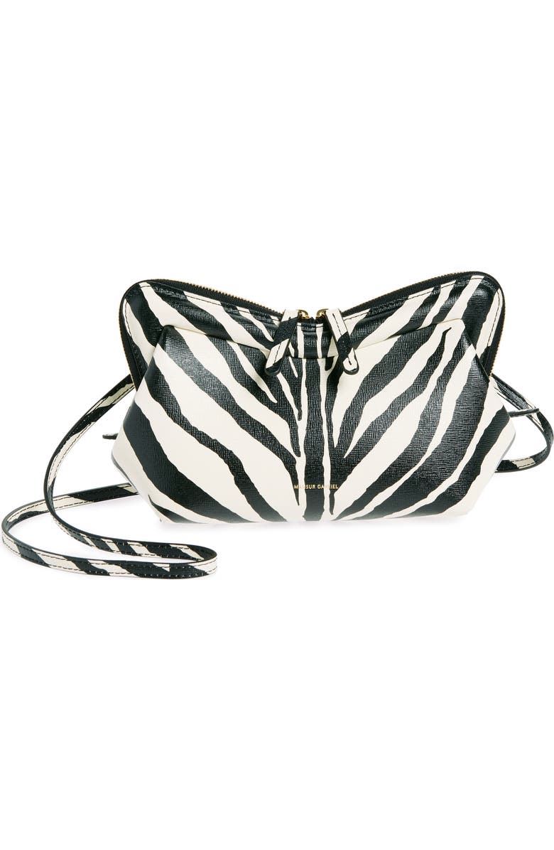 Mansur Gavriel Mini M Frame Leather Crossbody Bag, Main, color,