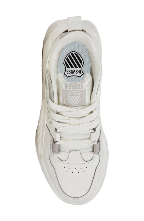 K-swiss Techna Trainer Hybrid Training Shoe In Sail Wht/taupe Gray