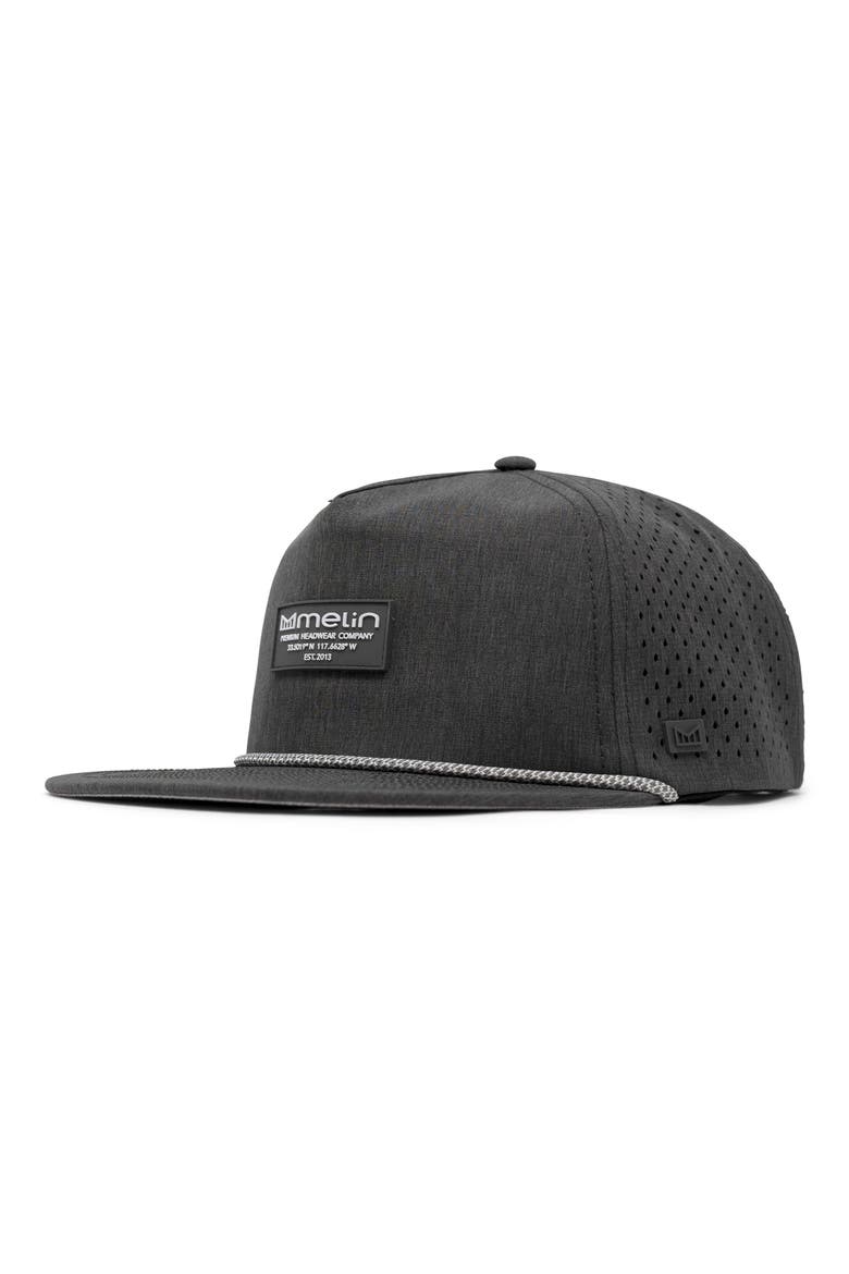 Coronado Brick Hydro Performance Snapback Hat, Main, color, HEATHER CHARCOAL