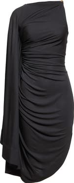 Bottega Veneta Asymmetric Ruched Jersey Dress