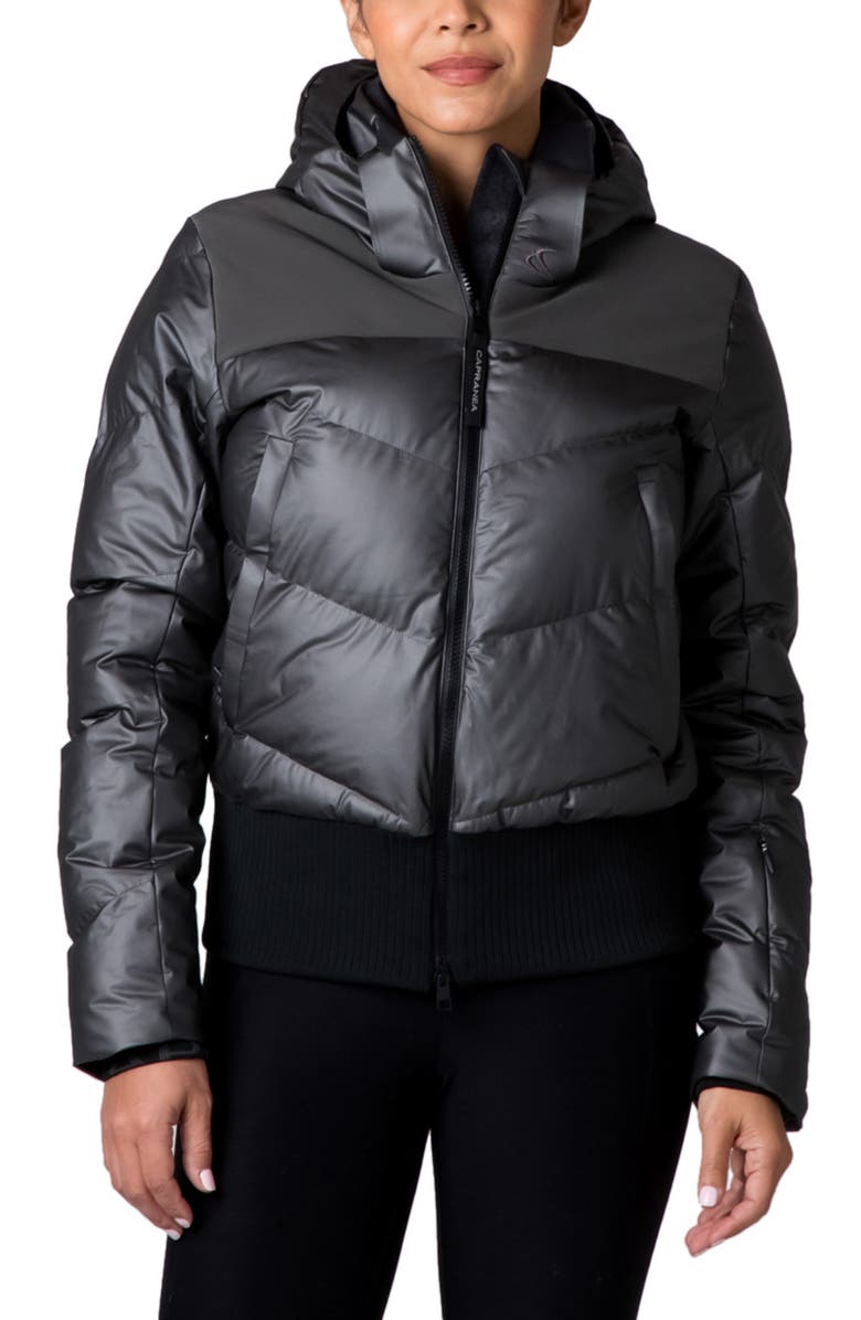 Capranea Starlex Hooded Ski Bomber Jacket, Main, color, 