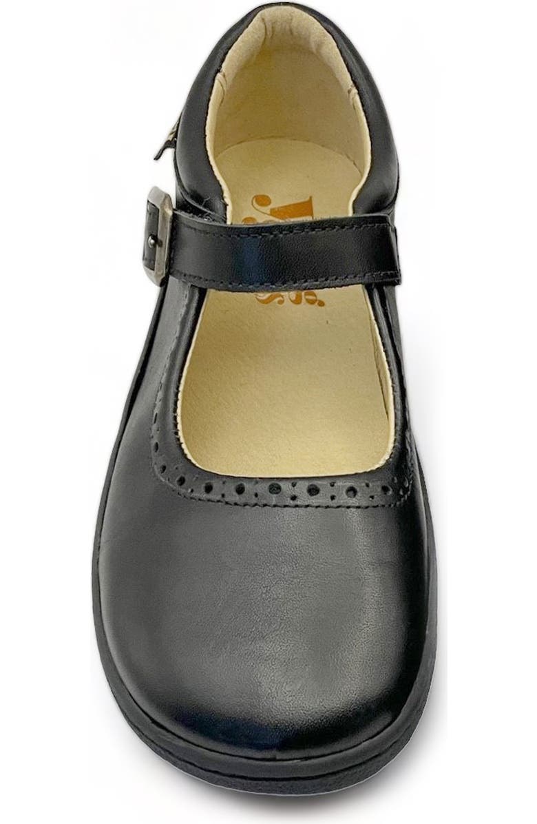 Young Soles Holly Barefoot Kids Mary Jane Shoe, Alternate, color, Black