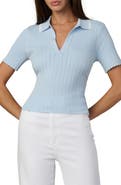 Joe's The Jess Pointelle Johnny Collar Polo