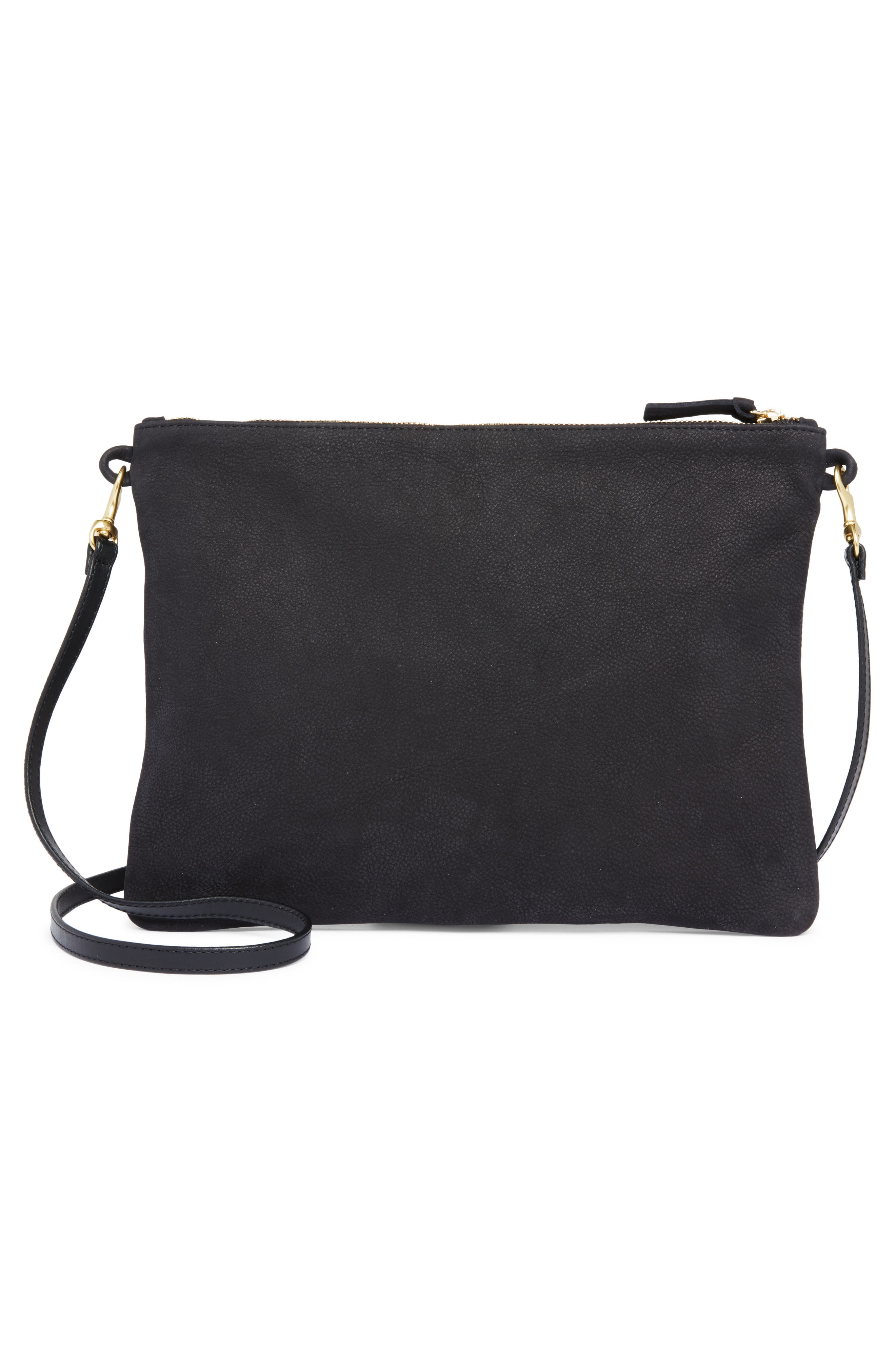 Clare V. Sac Bretelle Leather Shoulder Bag, Alternate, color, 