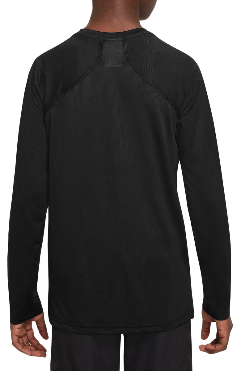 Nike Kids' Dri-FIT Performance Long Sleeve Training Tee, Alternate, color, 