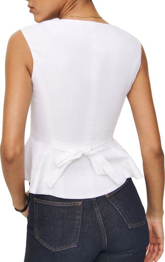 トップス Apolina Additions / peplum tee 3-5y Reformation Paolina Linen Peplum Top | Nordstrom