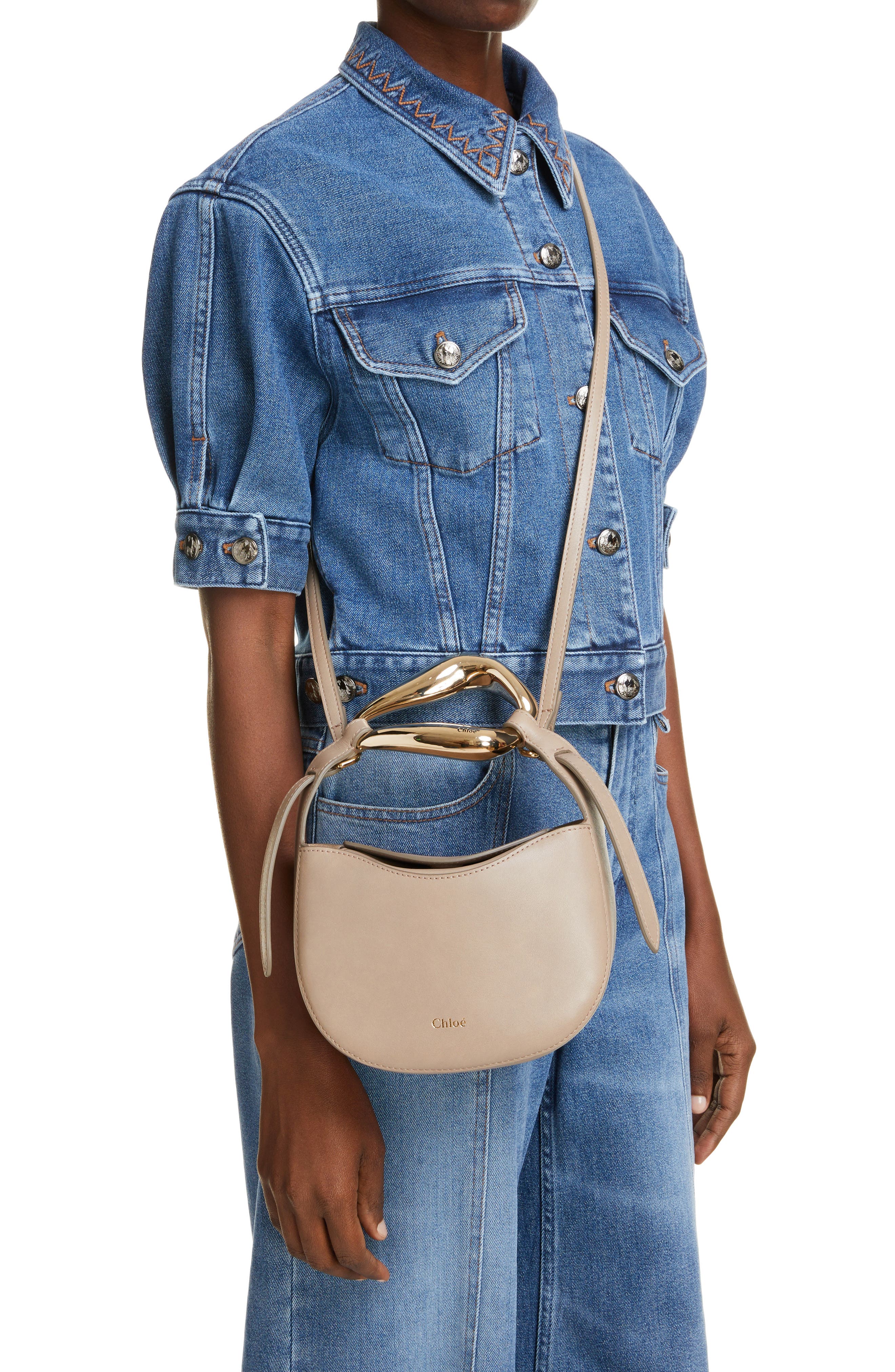 Chloé Kiss Leather Crossbody Bag, Alternate, color, 