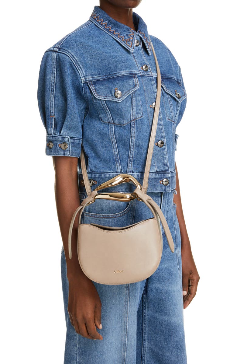 Chloé Kiss Leather Crossbody Bag, Alternate, color,
