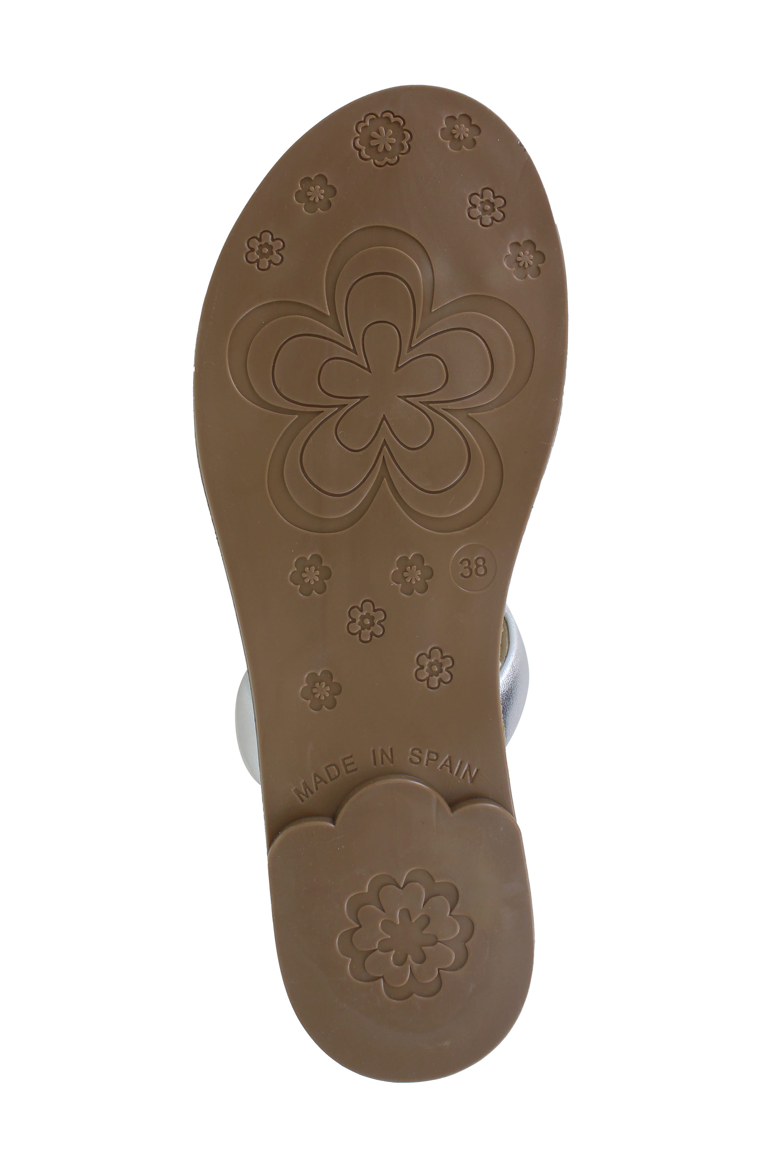 National Comfort Almeria Slide Sandal, Alternate, color, Silver Leather