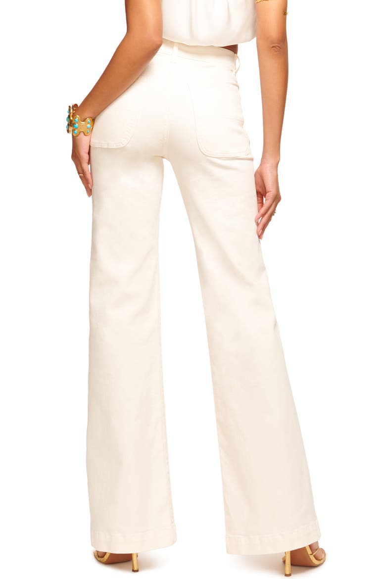 Clifford Wide Leg Jeans, Alternate, color, WHITE