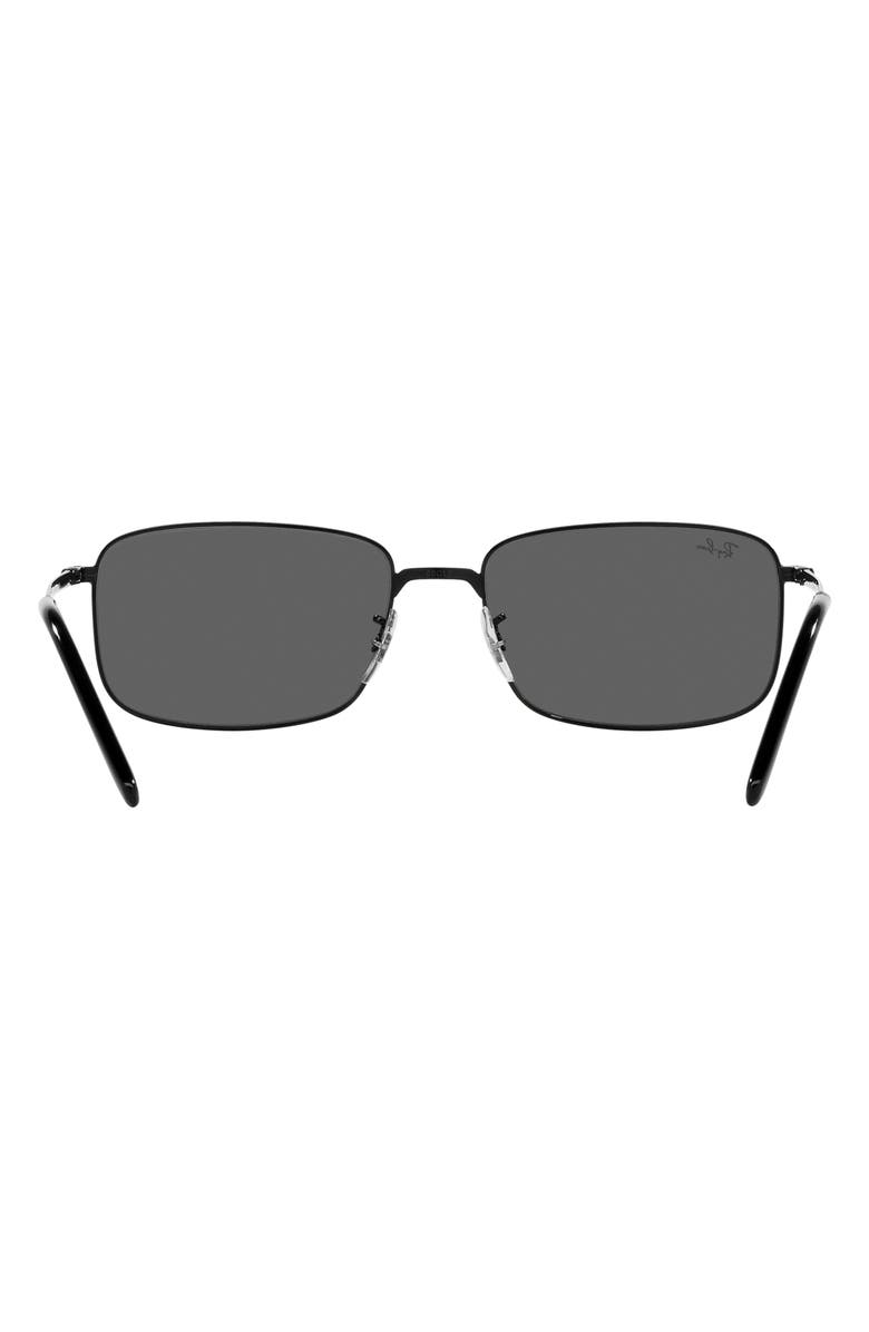 Ray-Ban 60mm Rectangular Sunglasses, Alternate, color, 
