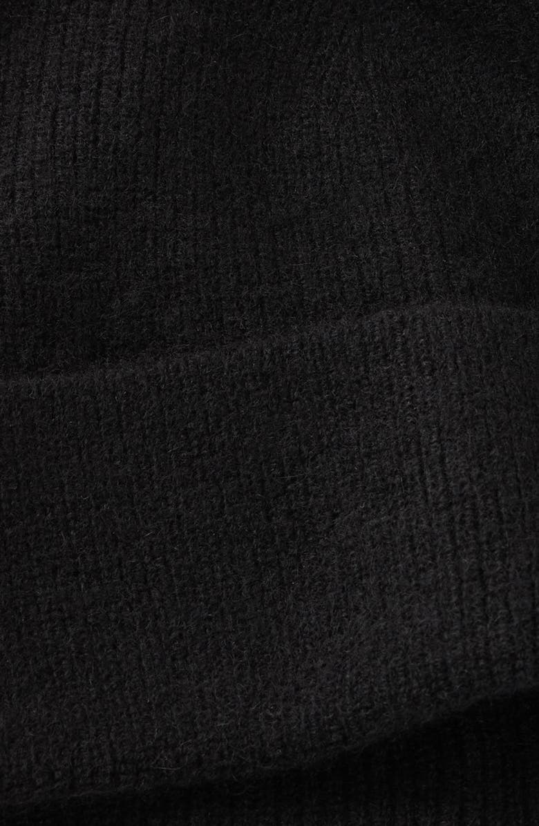 SANDRO Cashmere beanie, Alternate, color, Dark Black
