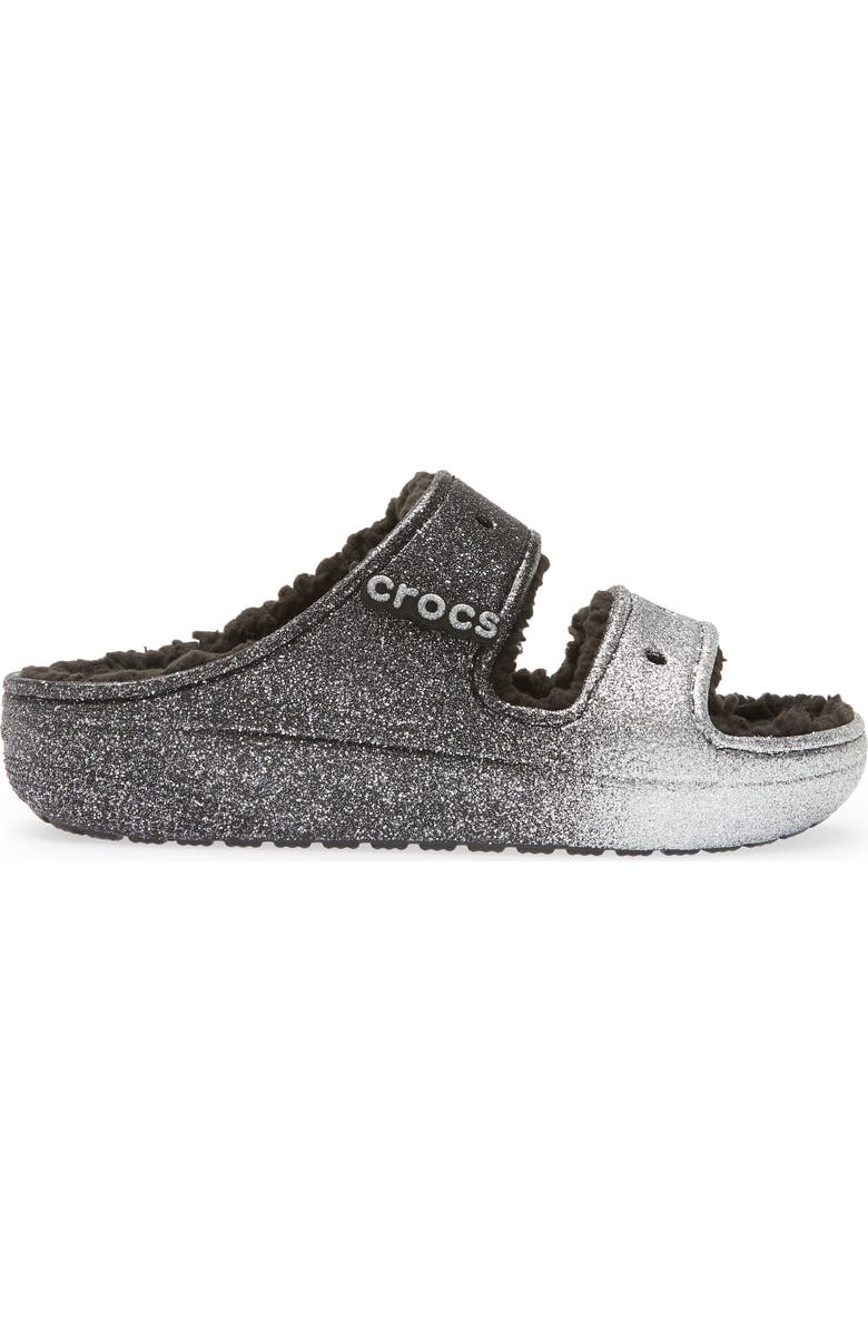 CROCS Classic Cozzzy Faux Fur Sandal, Alternate, color,