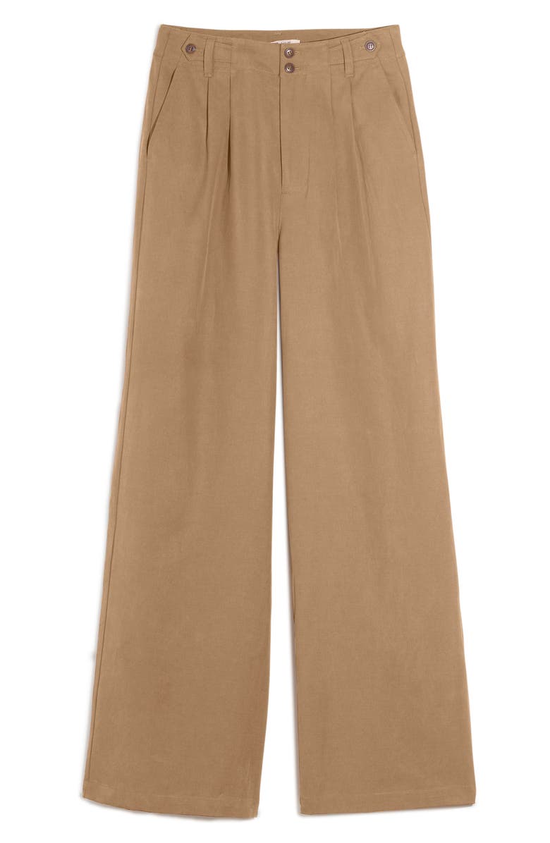 Madewell Harlow Wide Leg Pants, Alternate, color, Seed Khaki