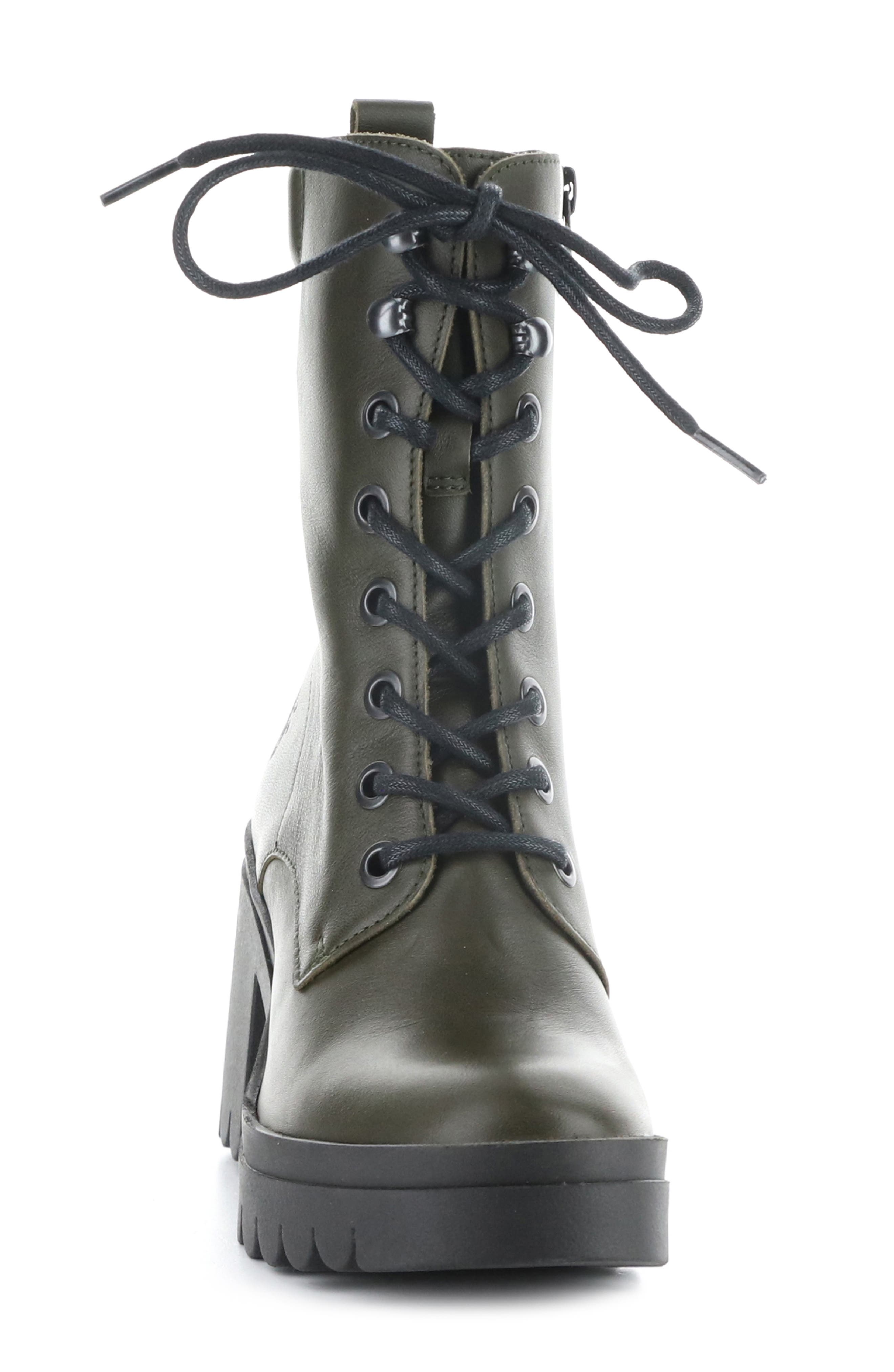 Fly London Tiel Combat Boot, Alternate, color, 012 Military Dublin