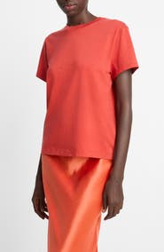 Vince Pima Cotton Crewneck T-Shirt