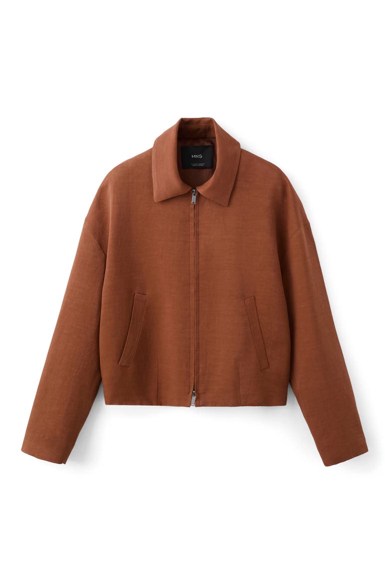 Zip Jacket, Alternate, color, RUSSET