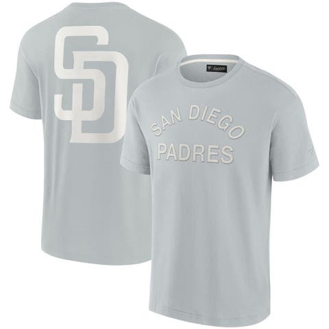 Unisex Fanatics Signature Gray San Diego Padres Elements Super Soft Short Sleeve T-Shirt