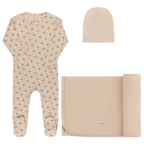 Floral Grid Collection - Layette Set (Baby)