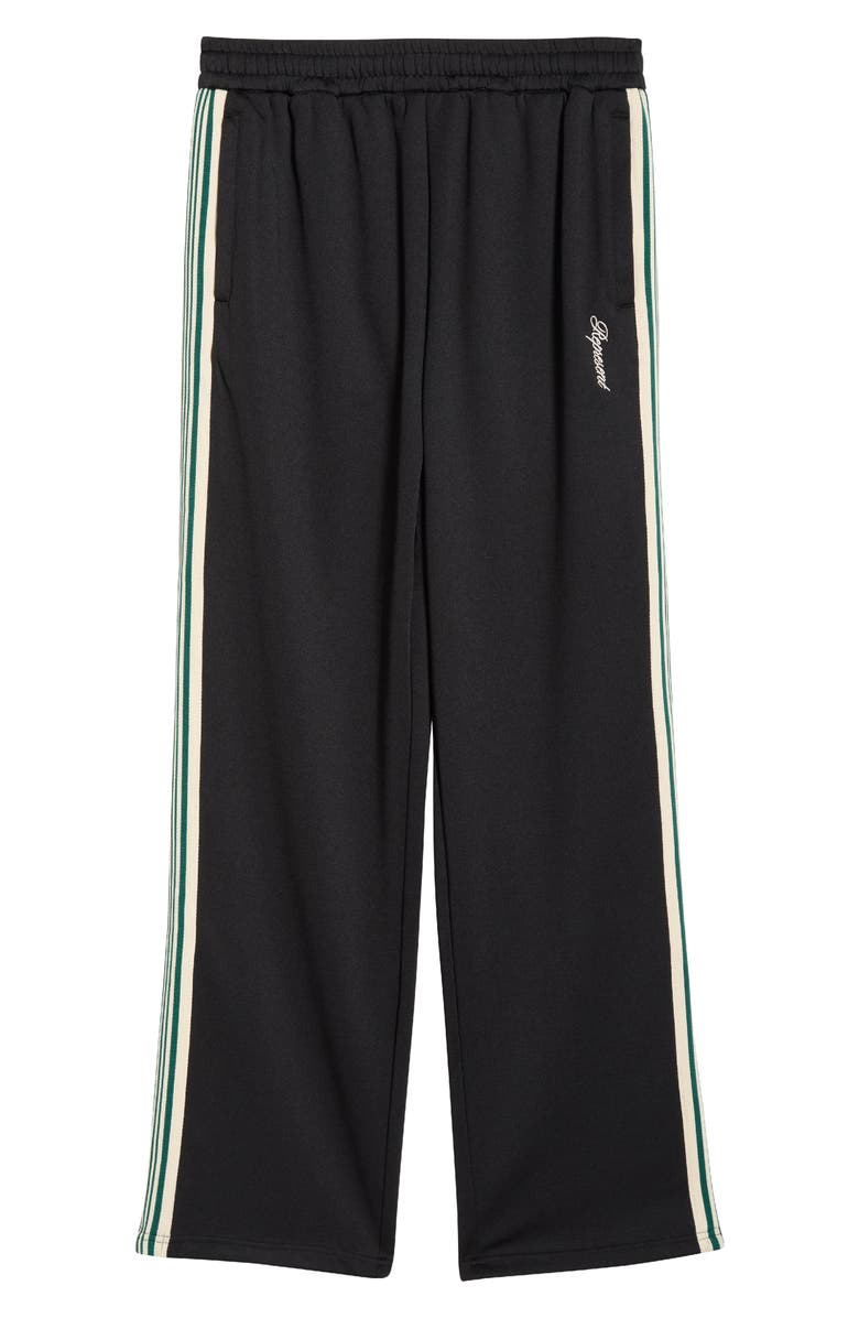 Represent Embroidered Logo Tape Stripe Track Pants, Alternate, color, Jet Black