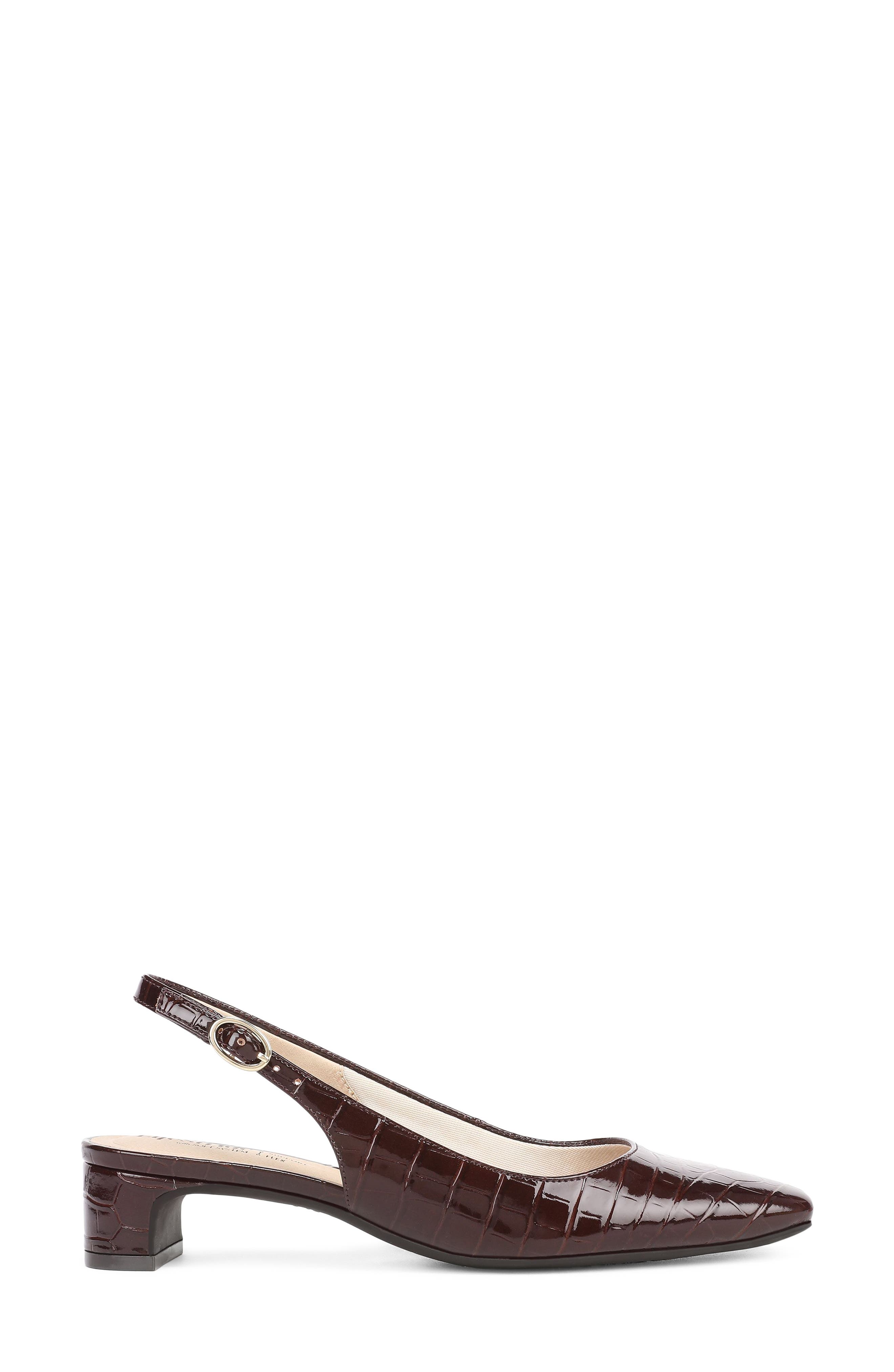 Lorena Slingback Pump, Alternate, color, DARK CHOCOLATE