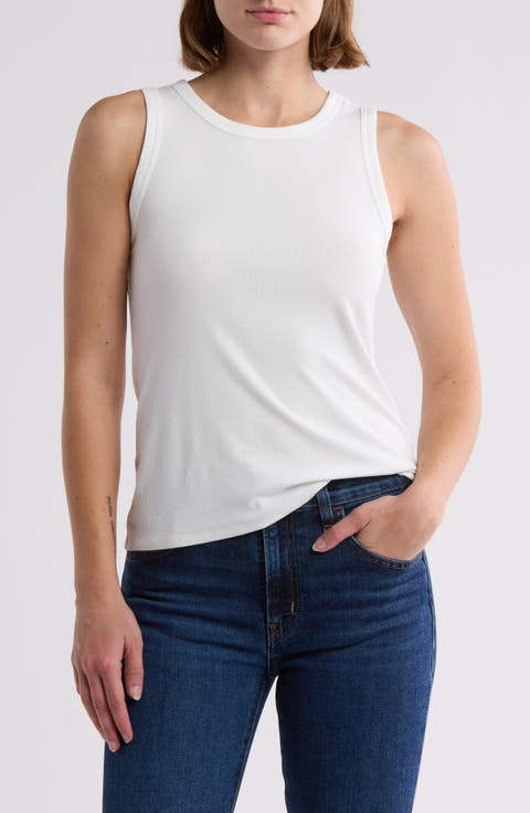 トップス Cotton ribbon tank ivory Ivory Tank Tops | Boot Barn