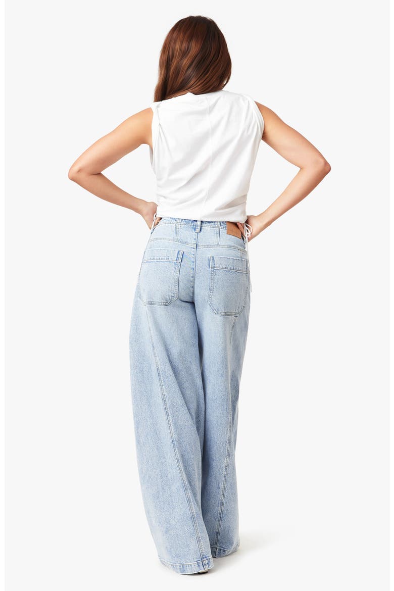 Relaxed Wide Leg Jeans, Alternate, color, AIRE