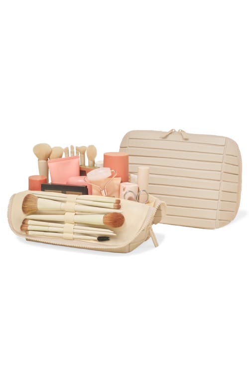Parallelle The Medium Traveler Toiletry Kit In Sand