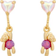 Girls Crew Bear Hug Drop Earrings