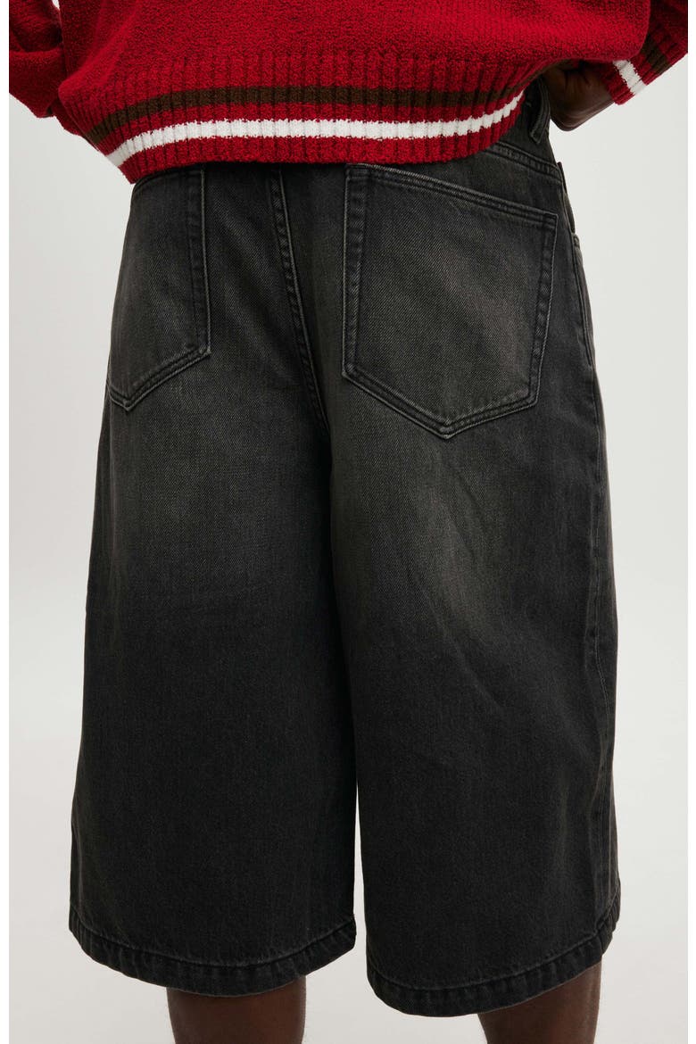 Men's Super Baggy Jort, Alternate, color, Y2k Washed Black