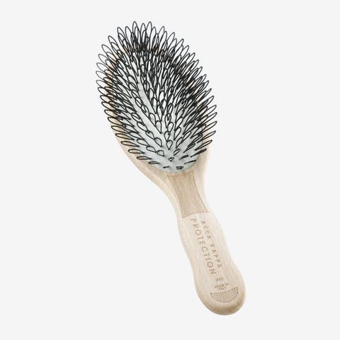 Protection Oval Beech Wood Brush - Looped Nylon