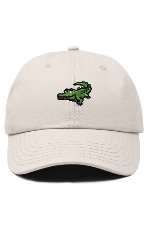 Alligator Embroidered Wildlife Cap