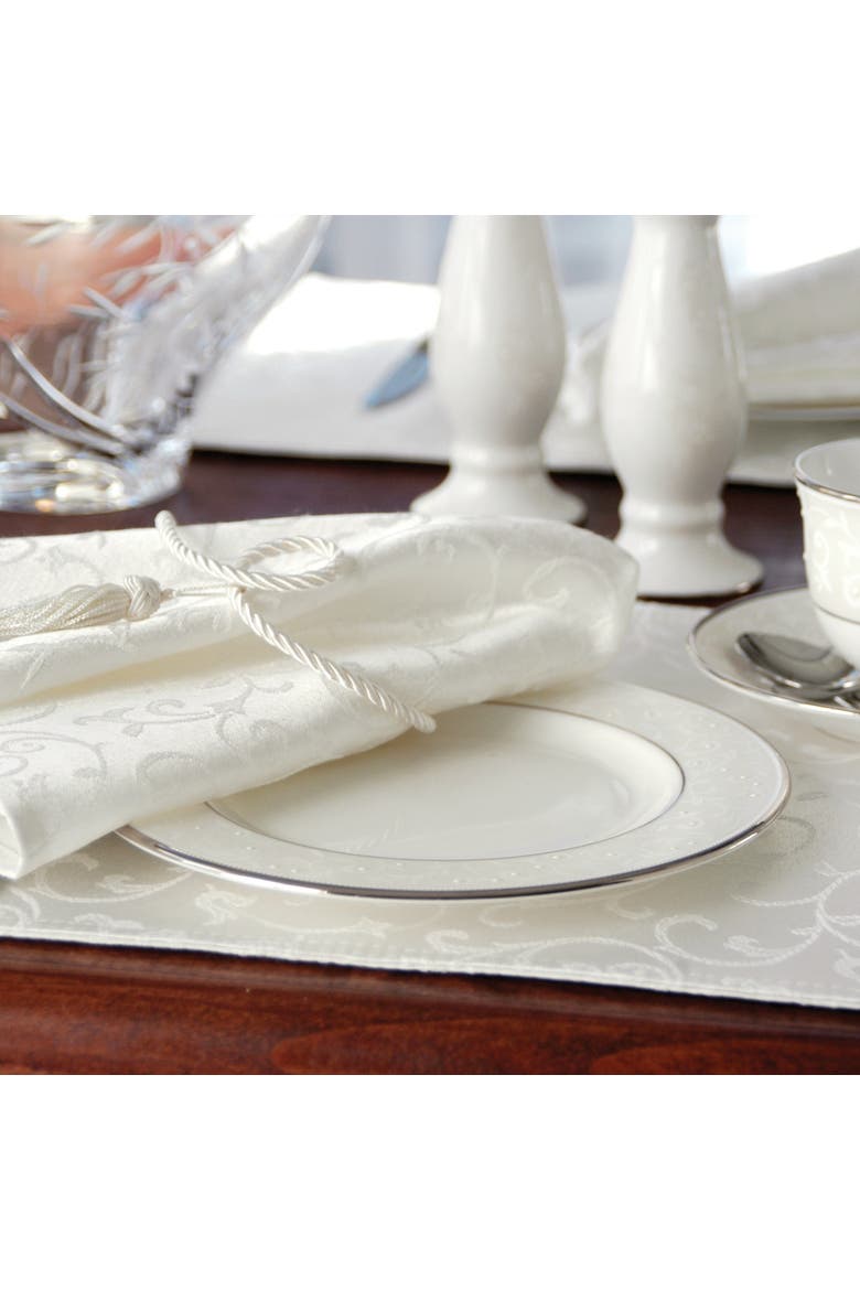 Opal Innocence Reversible Placemats Set of 4, Alternate, color, White