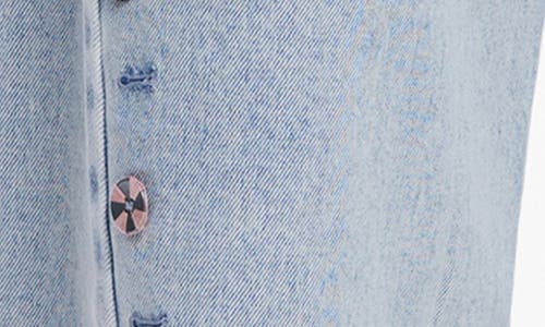 Desigual Barrel Leg Jeans In Blue