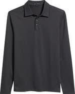 Robert Barakett Luciano Long Sleeve Twill Polo