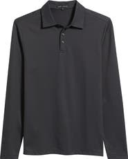 Robert Barakett Luciano Long Sleeve Twill Polo