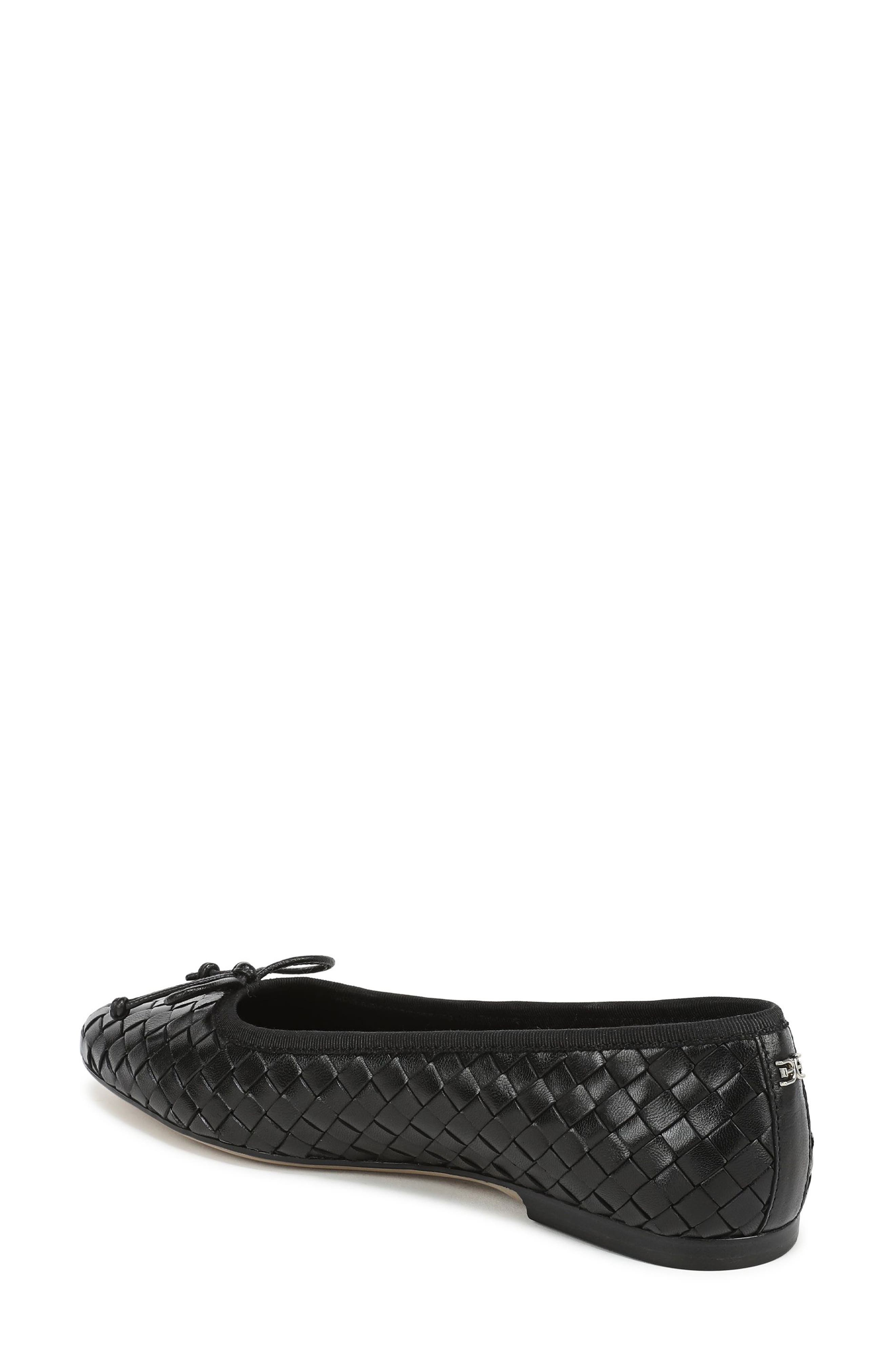 Sam Edelman Ruthie Woven Ballet Flat, Alternate, color, Black