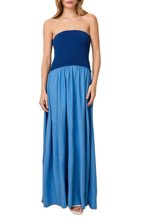 Soglio Strapless Maxi Dress