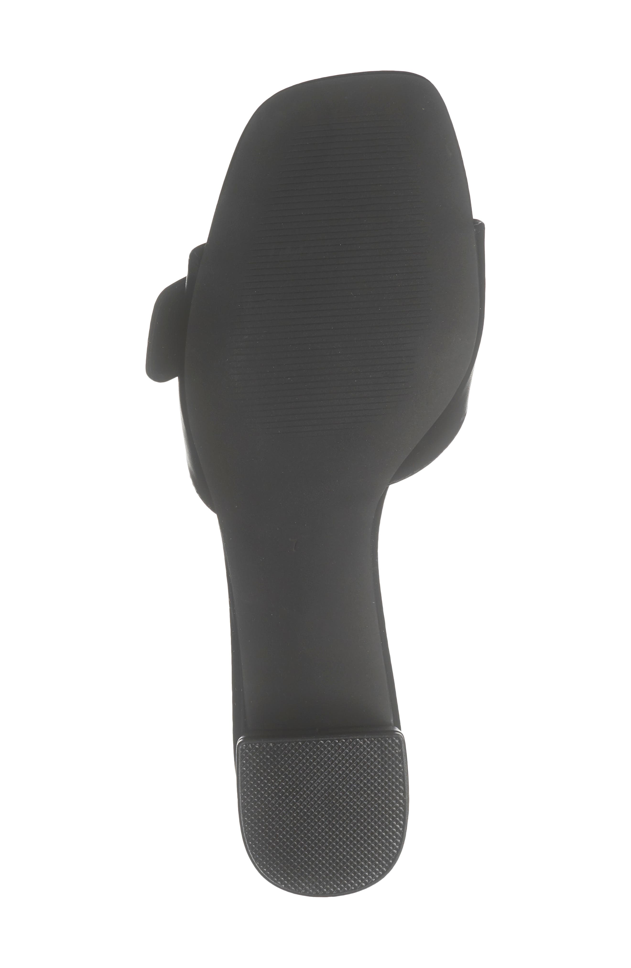 RACHEL Rachel Roy Sarah Block Heel Slide Sandal, Alternate, color, Black