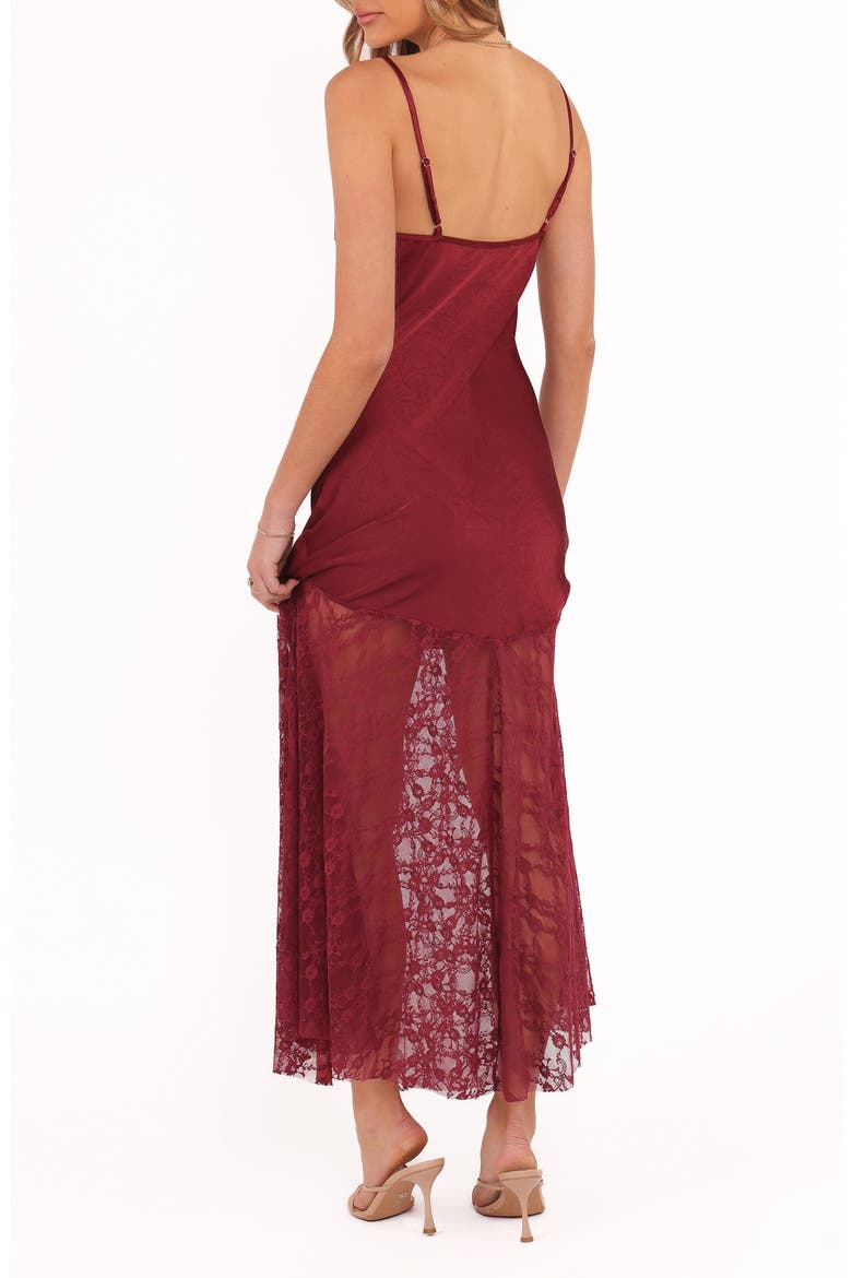 Elowyn A-Line Dress, Alternate, color, CHERRY