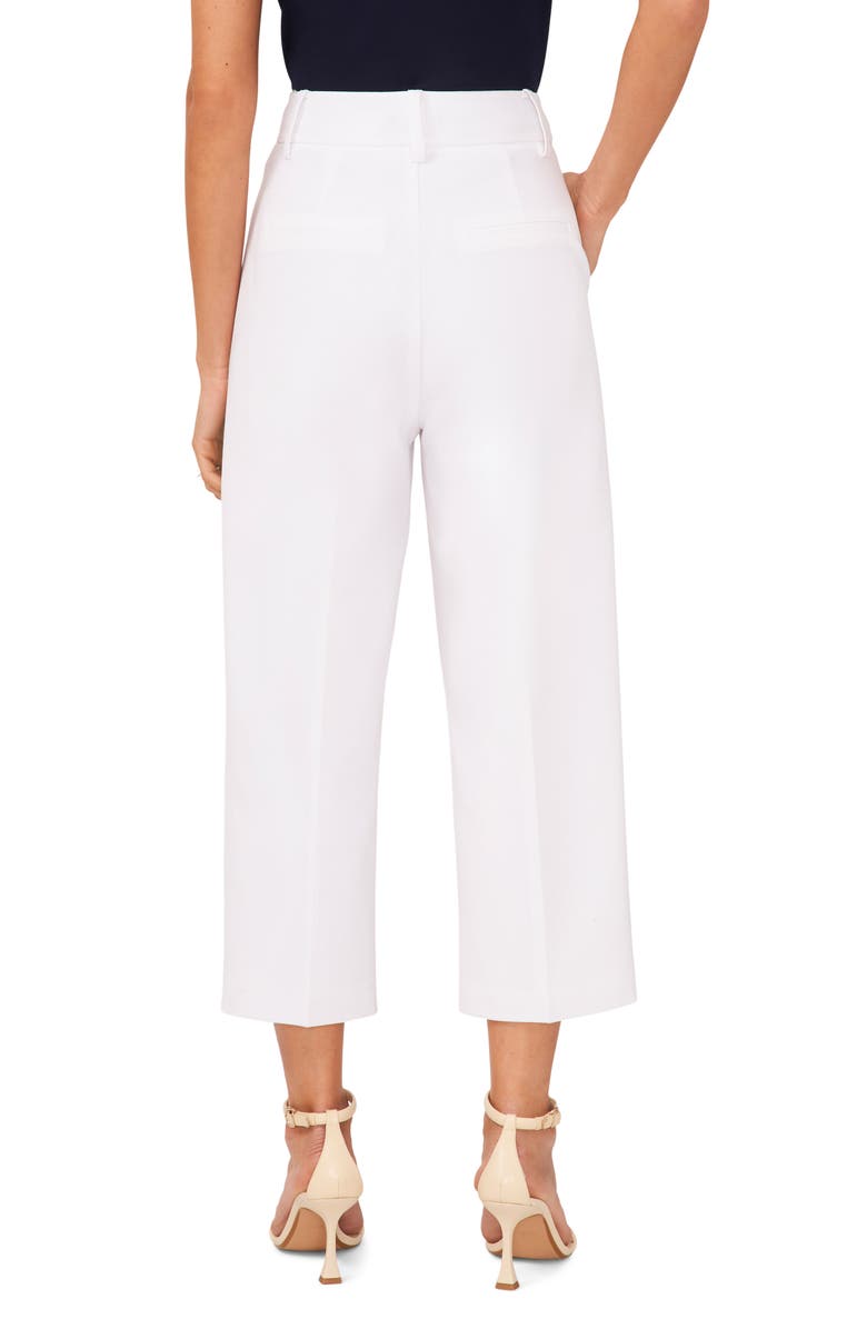 Halogen<sup>®</sup> Pleated Crop Wide Leg Trousers, Alternate, color, 